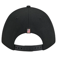 Men's New Era Black Baltimore Orioles American Flag 9FORTY M-Crown A-Frame Adjustable Hat