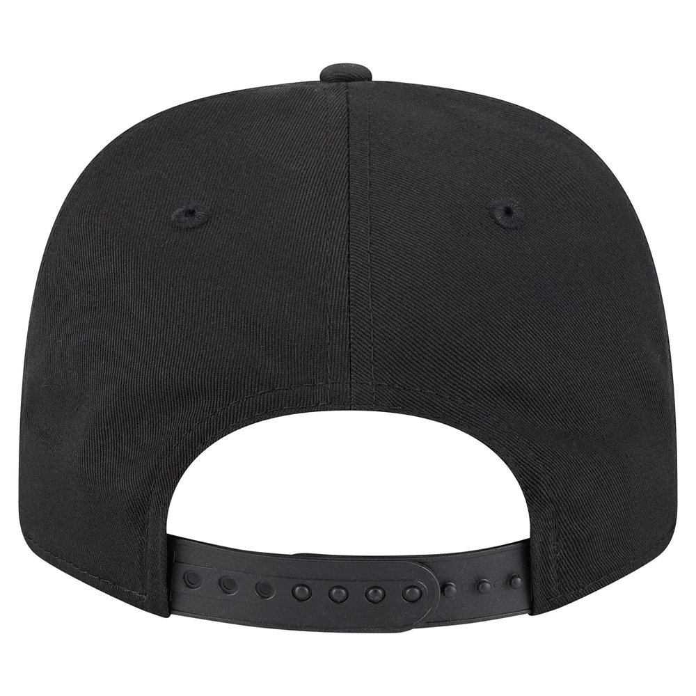 Men's New Era Black Baltimore Orioles Circle Patch 9SEVENTY Stretch-Snap Hat