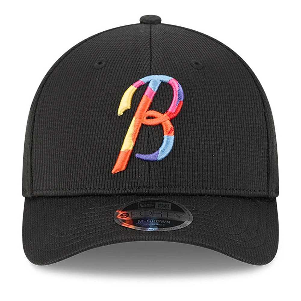 Casquette ajustable 9FORTY M-Crown City Connect pour homme, noire, Baltimore Orioles, New Era