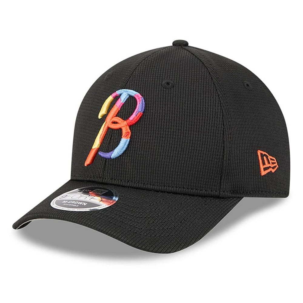 Casquette ajustable 9FORTY M-Crown City Connect pour homme, noire, Baltimore Orioles, New Era