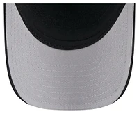 Men's New Era Black Baltimore Orioles City Initial 9FORTY A-Frame M-Crown Adjustable Trucker Hat