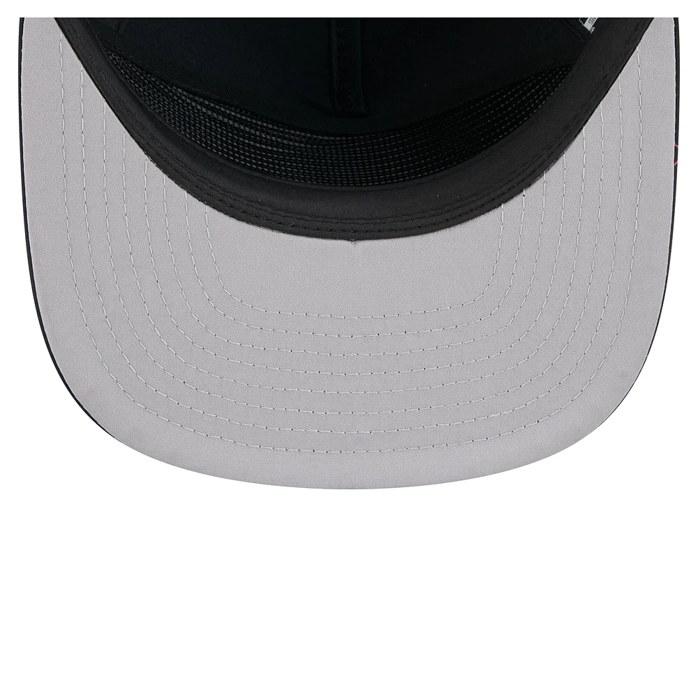 Men's New Era  Black Baltimore Orioles Gummy Golfer Trucker Adjustable Hat