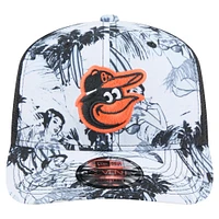 Casquette ajustable Hula Trucker 9SEVENTY noire New Era pour homme des Baltimore Orioles