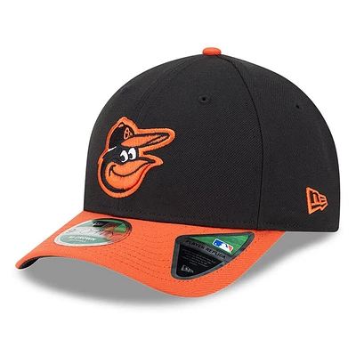 Casquette ajustable New Era noire Baltimore Orioles Player Replica 9FORTY pour homme