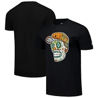 Men's New Era Black Baltimore Orioles Sugar Skulls T-Shirt