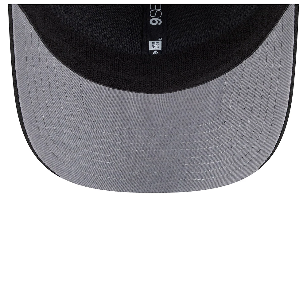 Men's New Era Black Baltimore Orioles Tonal Flag 9SEVENTY Stretch-Snap Hat