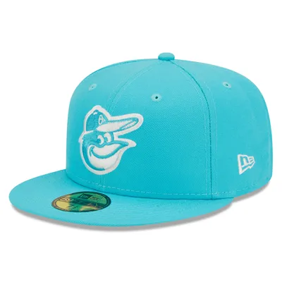 Baltimore Orioles New Era Vice Highlighter Logo 59FIFTY Fitted Hat - Blue