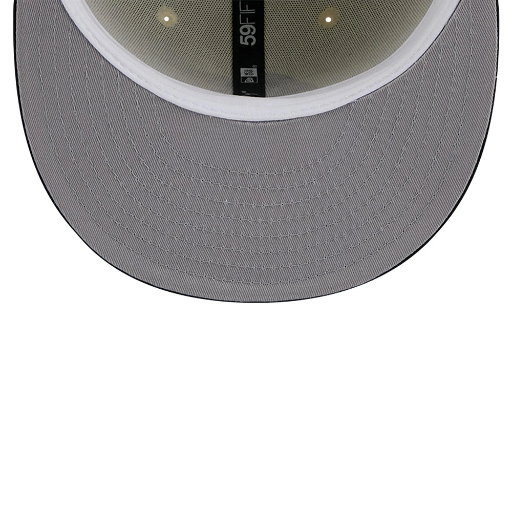 Men's New Era Cream Baltimore Orioles Chrome 59FIFTY Fitted Hat