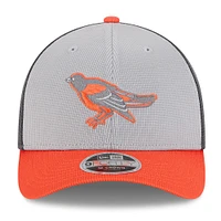 Men's New Era /Orange Baltimore Orioles 2025 Batting Practice 9FORTY M-Crown Adjustable Hat