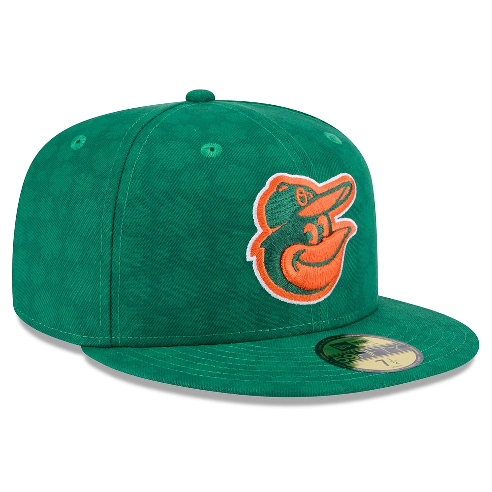 Men's New Era Kelly Green Baltimore Orioles St. Patrick's Day 59FIFTY Fitted Hat