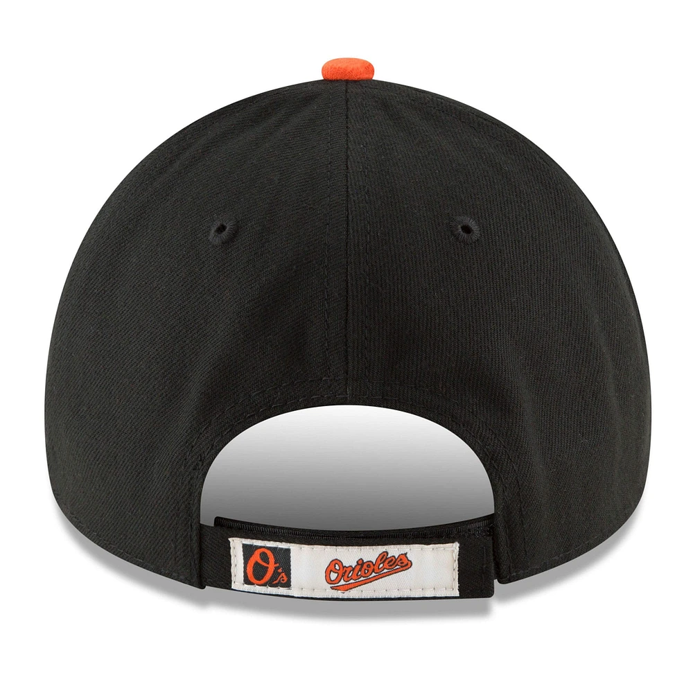 Casquette ajustable 9FORTY pour homme New Era blanche/orange Baltimore Orioles 2024 MLB Postseason Side Patch