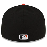 Men's New Era White/Orange Baltimore Orioles National Baseball Hall of Fame Low Profile 59FIFTY Fitted Hat