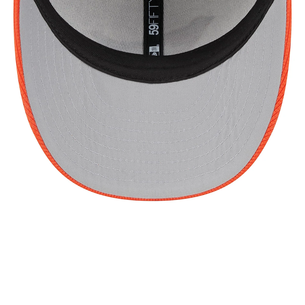 Men's New Era  White Baltimore Orioles 2025 Batting Practice Low Profile 59FIFTY Fitted Hat