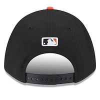 Men's New Era  White Baltimore Orioles Player Replica 9FORTY Adjustable Hat