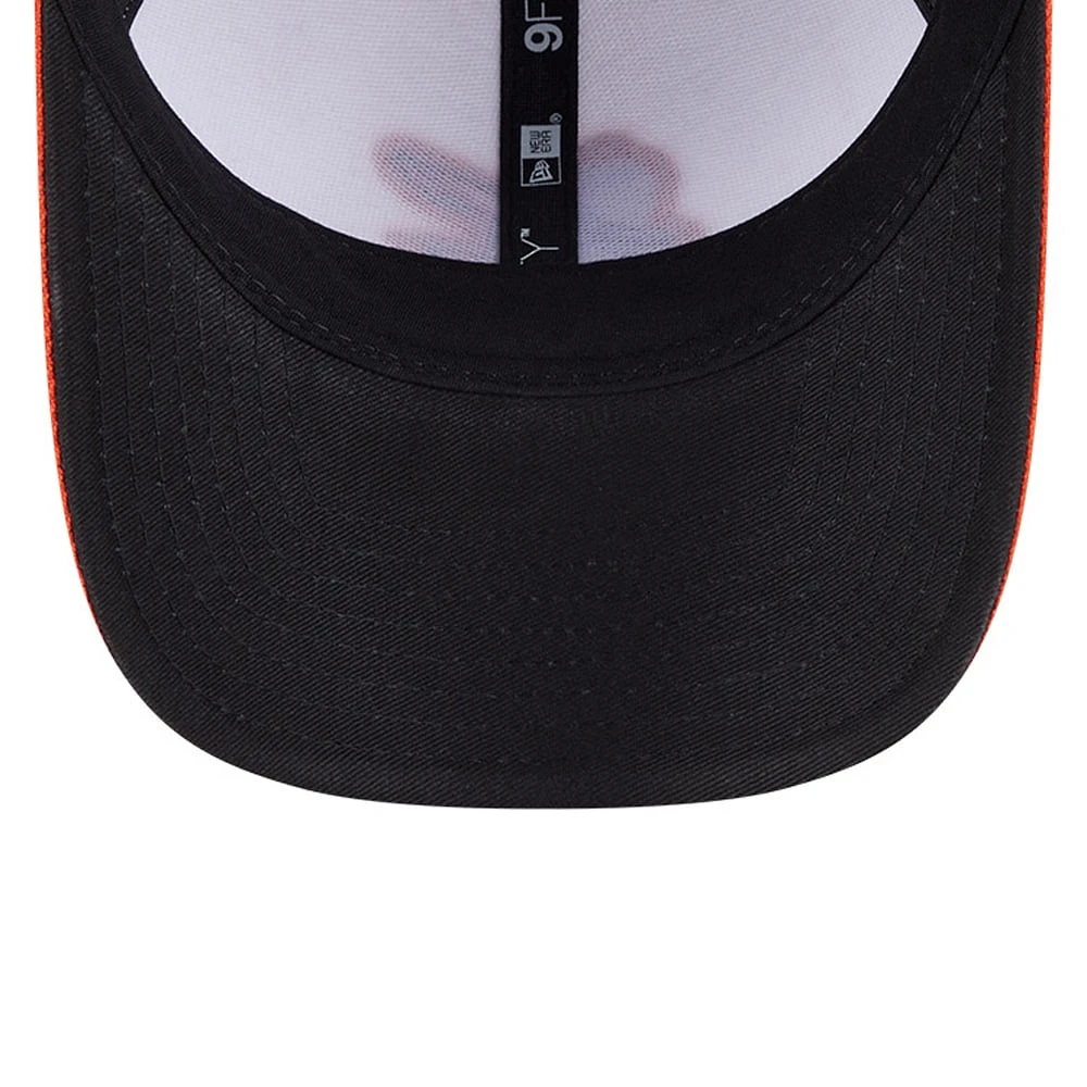 Men's New Era  White Baltimore Orioles Player Replica 9FORTY Adjustable Hat