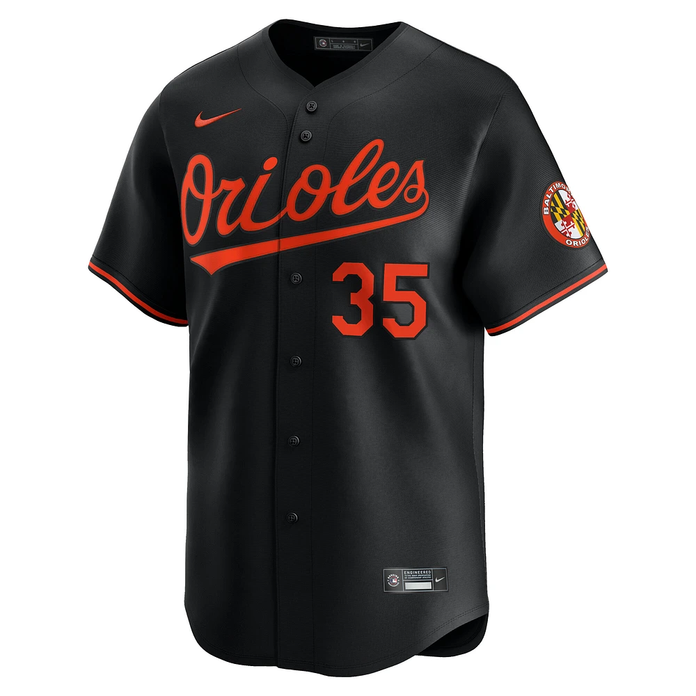 Maillot de joueur alternatif Nike Adley Rutschman pour homme, noir, édition limitée, Baltimore Orioles