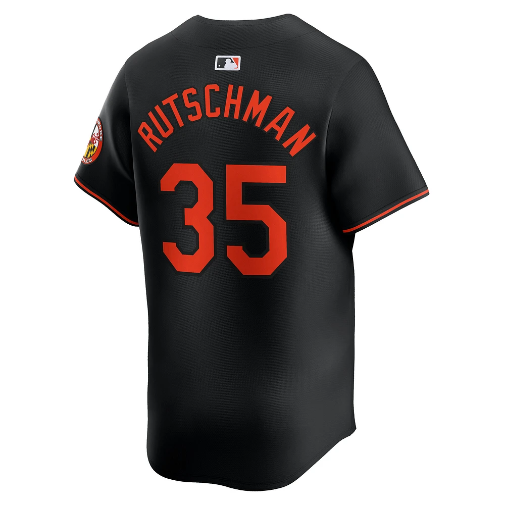 Maillot de joueur alternatif Nike Adley Rutschman pour homme, noir, édition limitée, Baltimore Orioles