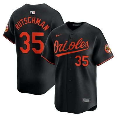 Maillot de joueur alternatif Nike Adley Rutschman pour homme, noir, édition limitée, Baltimore Orioles