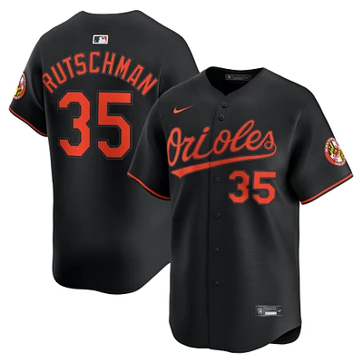 Men's Nike Adley Rutschman Black Baltimore Orioles Alternate Limited Player Jersey