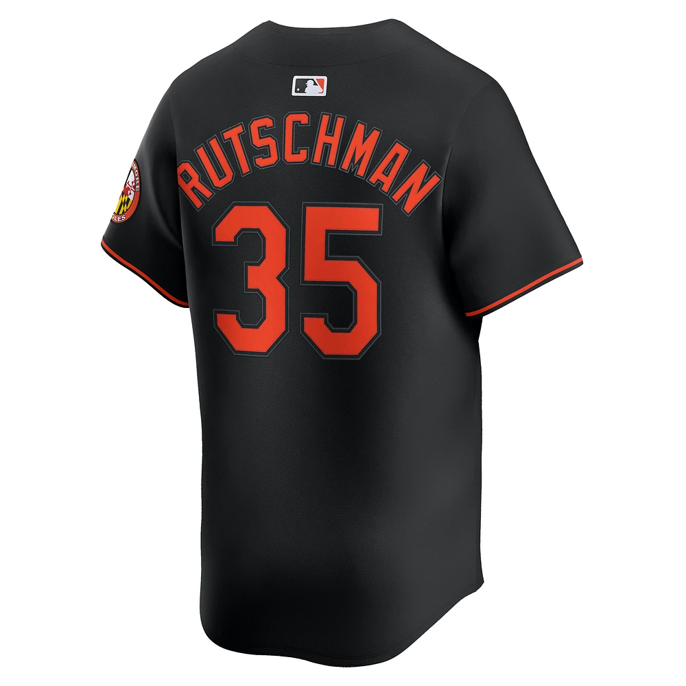 Men's Nike Adley Rutschman Black Baltimore Orioles Alternate Limited Player Jersey