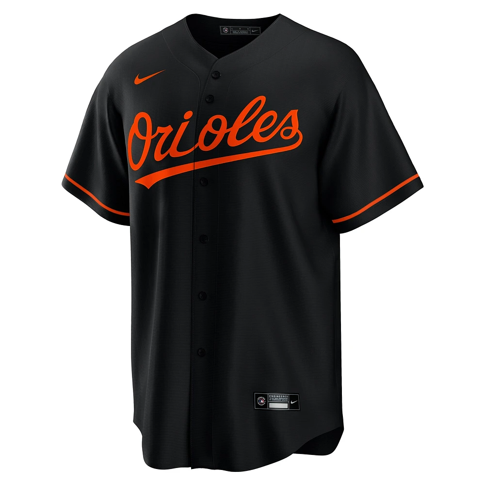 Men's Nike Adley Rutschman Black Baltimore Orioles Alternate Replica Player Jersey