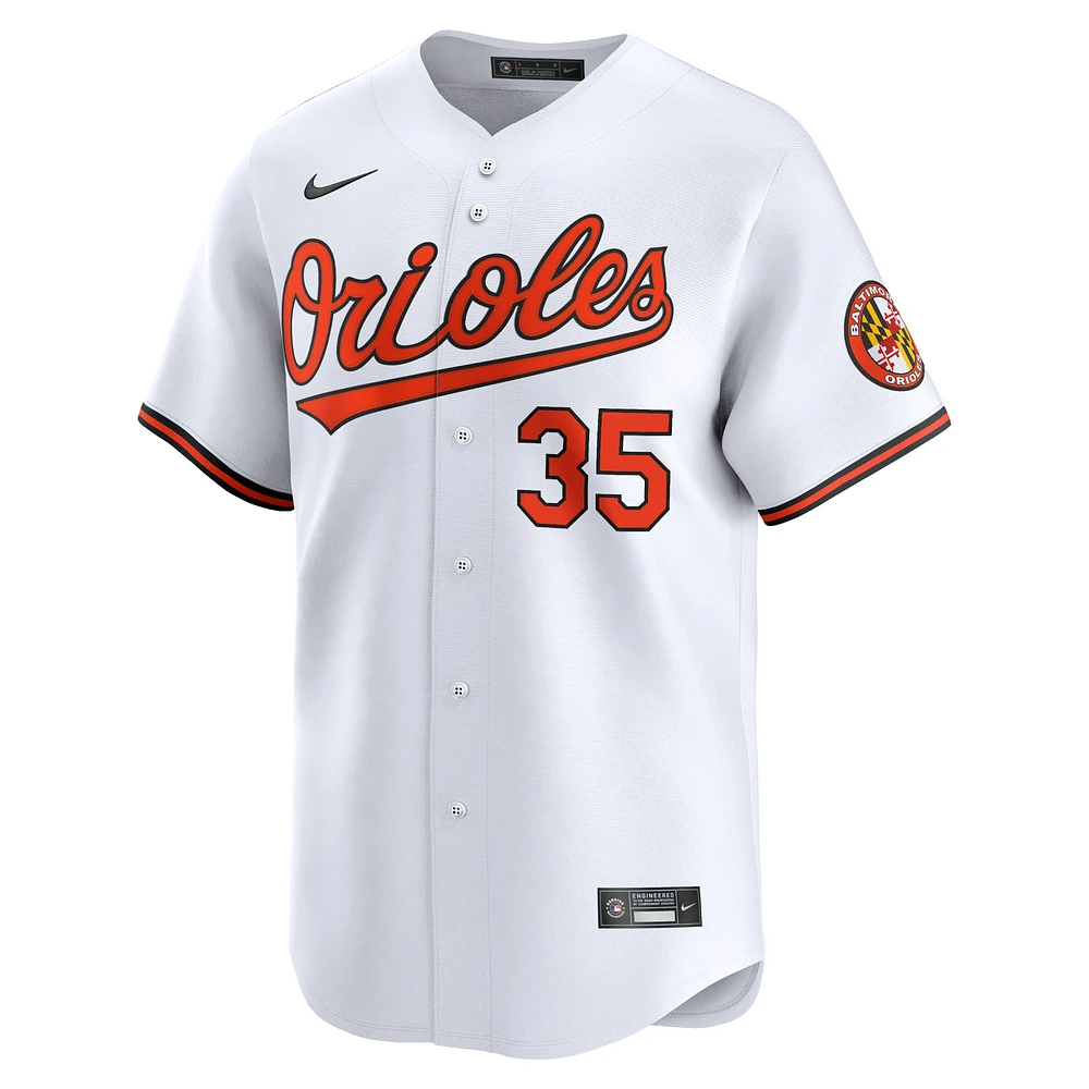 Maillot de joueur Nike Adley Rutschman blanc Baltimore Orioles Home Limited pour homme