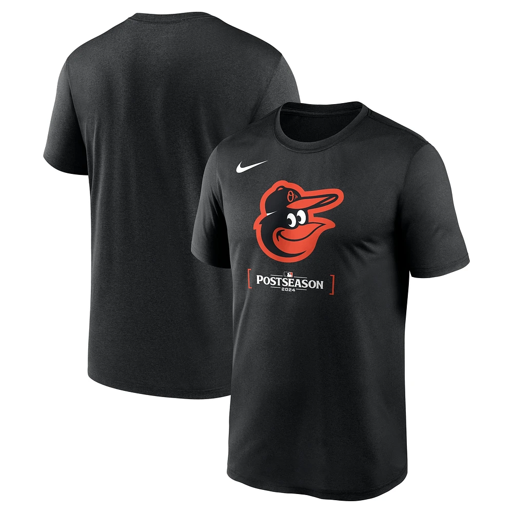 T-shirt Nike noir pour homme Baltimore Orioles 2024 MLB Authentic Collection Legend