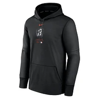 Men's Nike Black Baltimore Orioles Authentic Collection City Connect Performance Pullover Hoodie