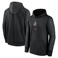 Men's Nike Black Baltimore Orioles Authentic Collection City Connect Performance Pullover Hoodie