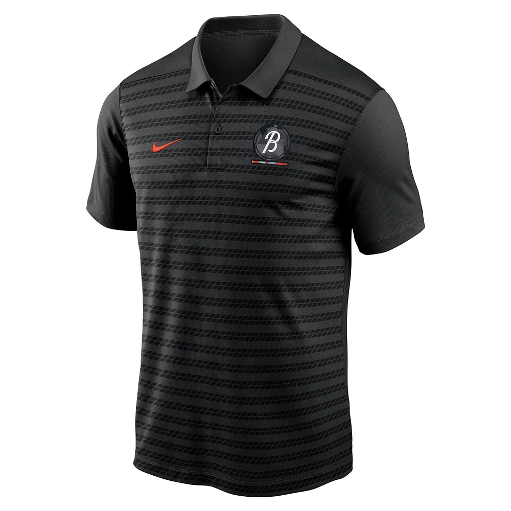 Men's Nike  Black Baltimore Orioles Authentic Collection City Connect Victory Performance Polo