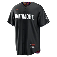 Maillot Nike noir Baltimore Orioles City Connect Replica pour homme