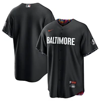 Maillot Nike noir Baltimore Orioles City Connect Replica pour homme