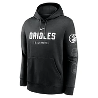 Sweat à capuche Nike noir Baltimore Orioles Fashion Club pour homme