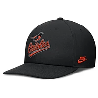 Men's Nike Black Baltimore Orioles Pro Performance Snapback Hat