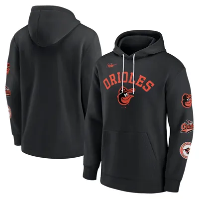 Nike Men's Baltimore Orioles Black Arch Over Logo Long Sleeve T-Shirt