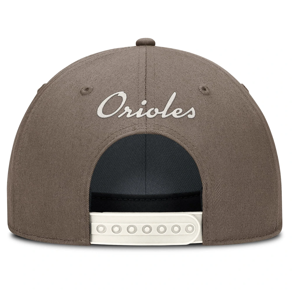 Men's Nike Brown Baltimore Orioles Rise Performance Adjustable Hat