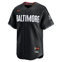 Maillot Nike Cal Ripken Jr. noir pour homme, édition limitée City Connect des Baltimore Orioles