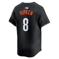 Maillot Nike Cal Ripken Jr. noir pour homme, édition limitée City Connect des Baltimore Orioles