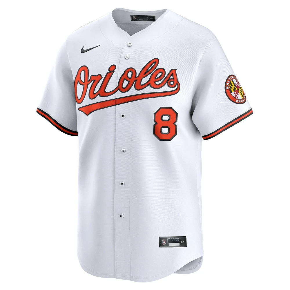 Men's Nike Cal Ripken Jr. White Baltimore Orioles Home Limited Retired Player Jersey