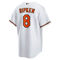 Men's Nike Cal Ripken Jr. White Baltimore Orioles  Throwback Replica Player Jersey