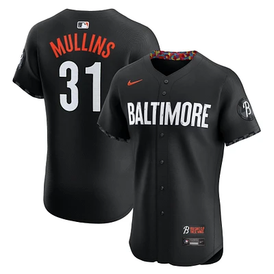Men's Nike Cedric Mullins Black Baltimore Orioles City Connect Elite Player Jersey