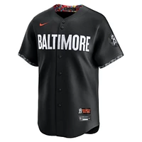 Men's Nike Cedric Mullins Black Baltimore Orioles City Connect  Limited Player Jersey