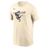 Men's Nike Cream Baltimore Orioles Camo Logo T-Shirt
