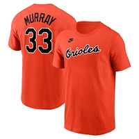 Men's Nike Eddie Murray Orange Baltimore Orioles Cooperstown Collection Fuse Name & Number T-Shirt