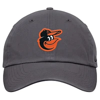 Casquette ajustable Nike grise Baltimore Orioles Club pour homme