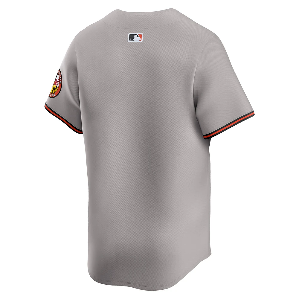 Maillot Nike Baltimore Orioles Road Limited pour homme, gris