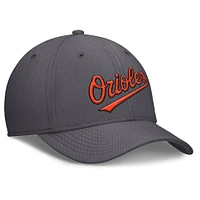 Men's Nike  Gray Baltimore Orioles Swoosh Performance Flex Hat