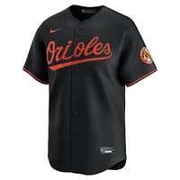 Men's Nike Limited Black Baltimore Orioles Alternate Blank Replica Jersey