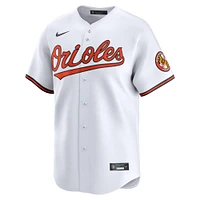 Men's Nike Limited White Baltimore Orioles Home Blank Replica Jersey