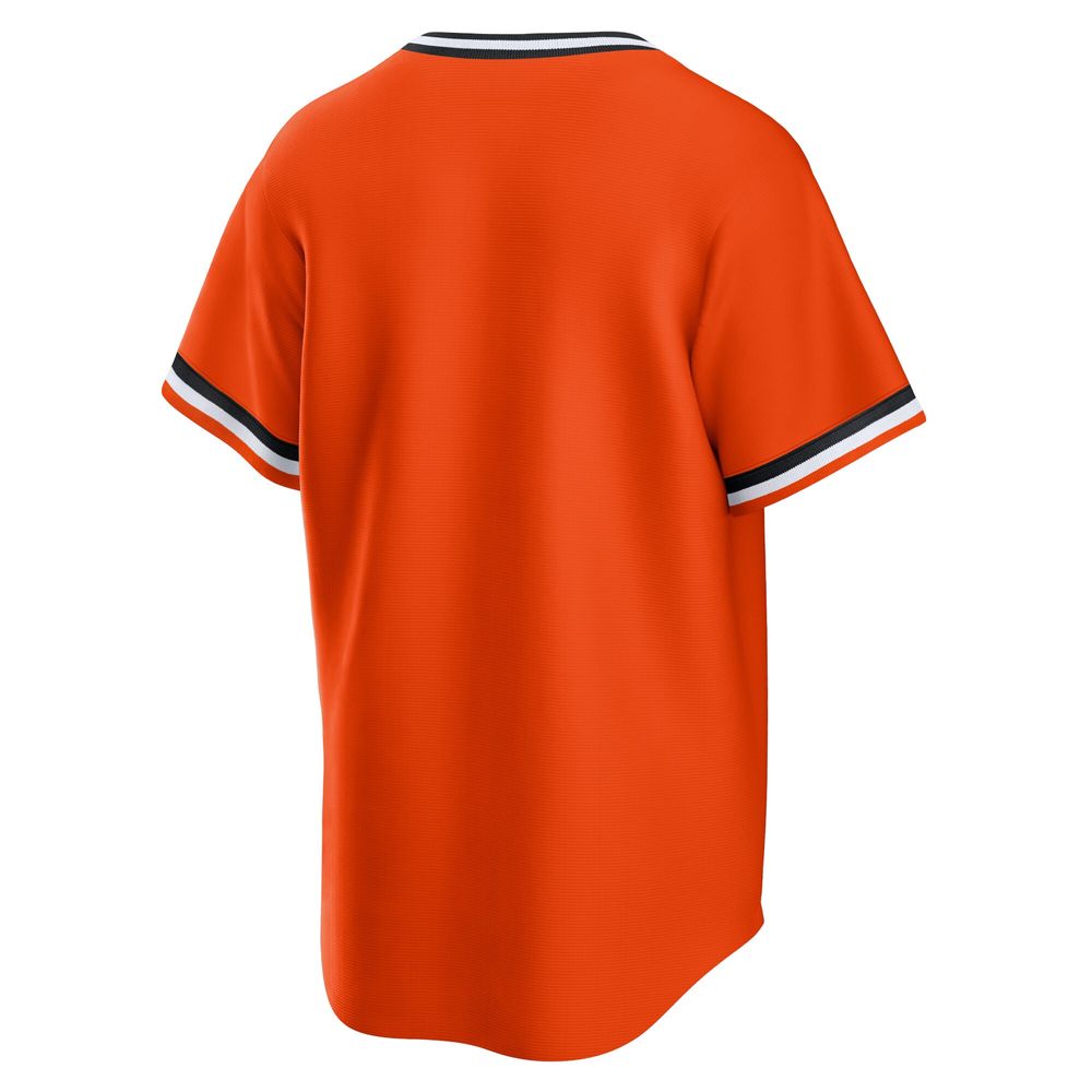 Men's Nike Orange Baltimore Orioles Alternate Cooperstown Collection Team Jersey